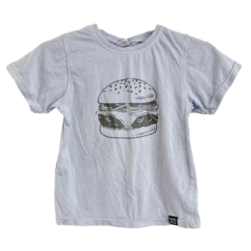 Nano cheeseburger graphic tee 3 years